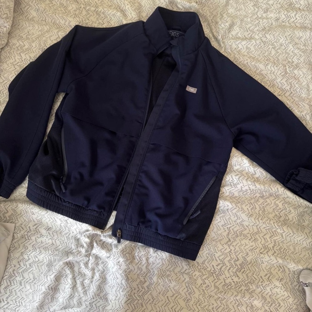 Figs navy blue jacket